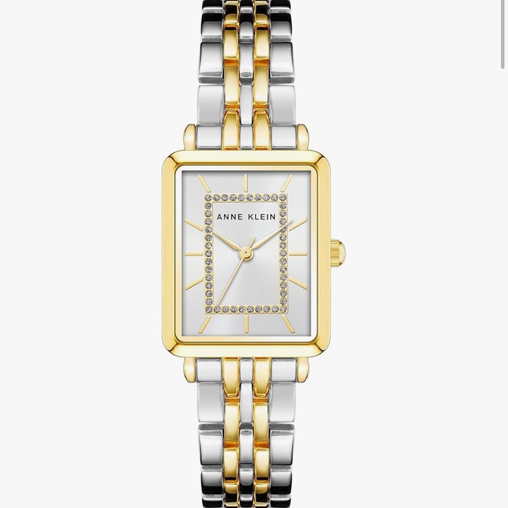 Anne Klein Two-Tone Gold and Silver Women's Watch